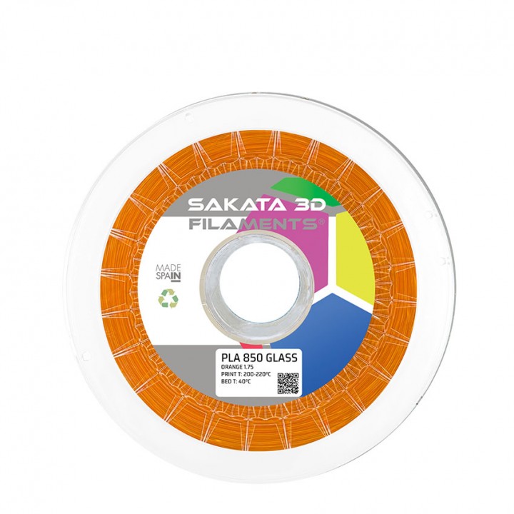 Sakata 3D PLA 850 Glass Naranja